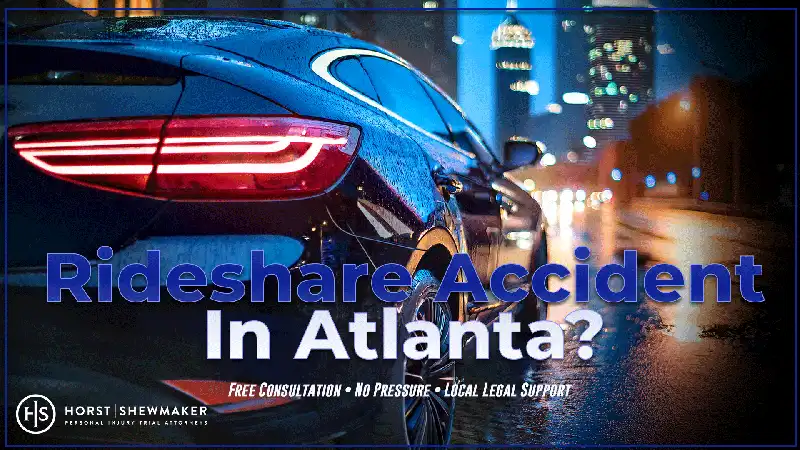 Rideshare accident in Atlanta?
