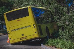 Bus Flying Off Road - Bus Company Liability