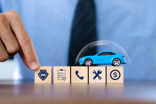 Rideshare Accident Insurance Concept